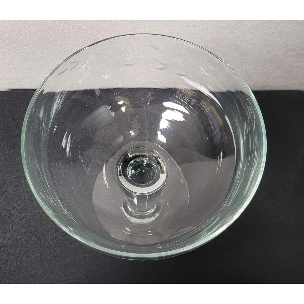 Vintage Princess House Heritage Collection Jumbo Coupe-style Glass 1980s
